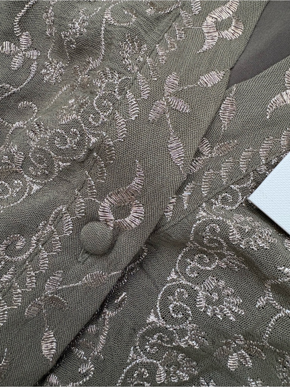 NWT! Hale Bob Bohemian Embroidered Tiered Button-front Maxi Dress, Women’s XS - Picture 3 of 8